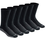 Dickies Men's Multi-pack Dri-tech Moisture Control Crew Socks