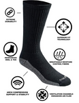 Dickies Men's Multi-pack Dri-tech Moisture Control Crew Socks