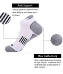 Men's Ankle Athletic Socks Running Sports Comfort Cushioned Tab Socks