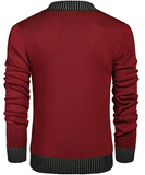 COOFANDY Men’s Casual Knit Sweater Comfortable Soft Long Sleeve V-Neck Pullover