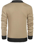 COOFANDY Men’s Casual Knit Sweater Comfortable Soft Long Sleeve V-Neck Pullover