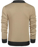 COOFANDY Men’s Casual Knit Sweater Comfortable Soft Long Sleeve V-Neck Pullover